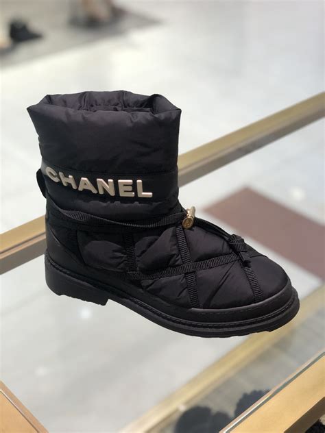 chanel nylon snow boots|vintage Chanel boots.